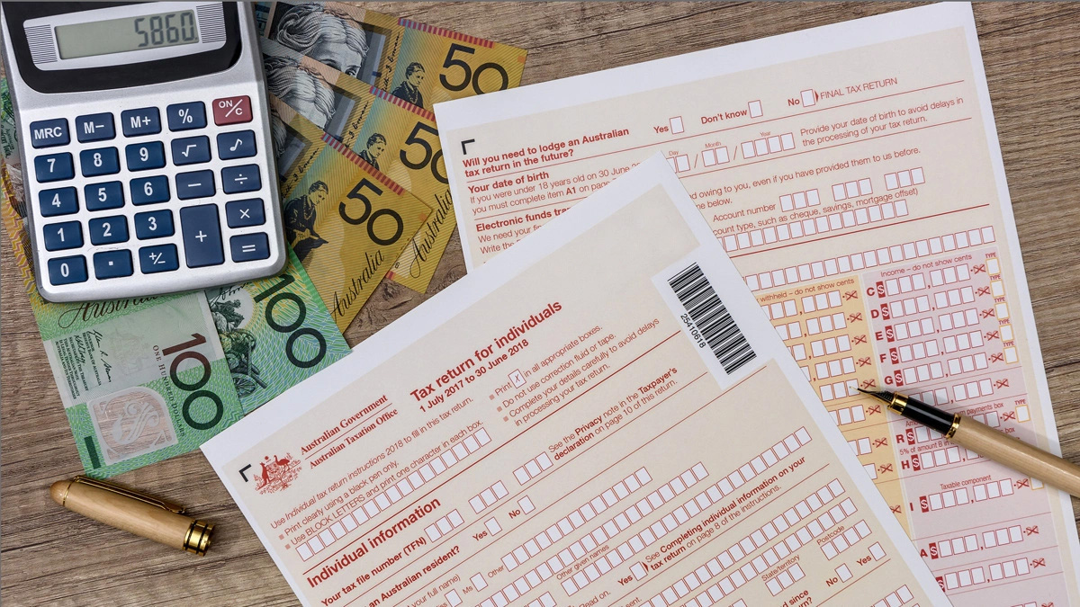 Australian tax document for property investment